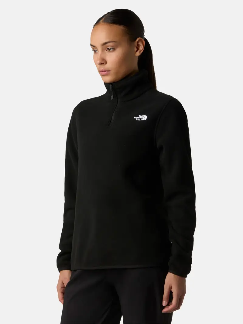 THE NORTH FACE Pullover sportivo 'Glacier' nero / bianco miniatura 3