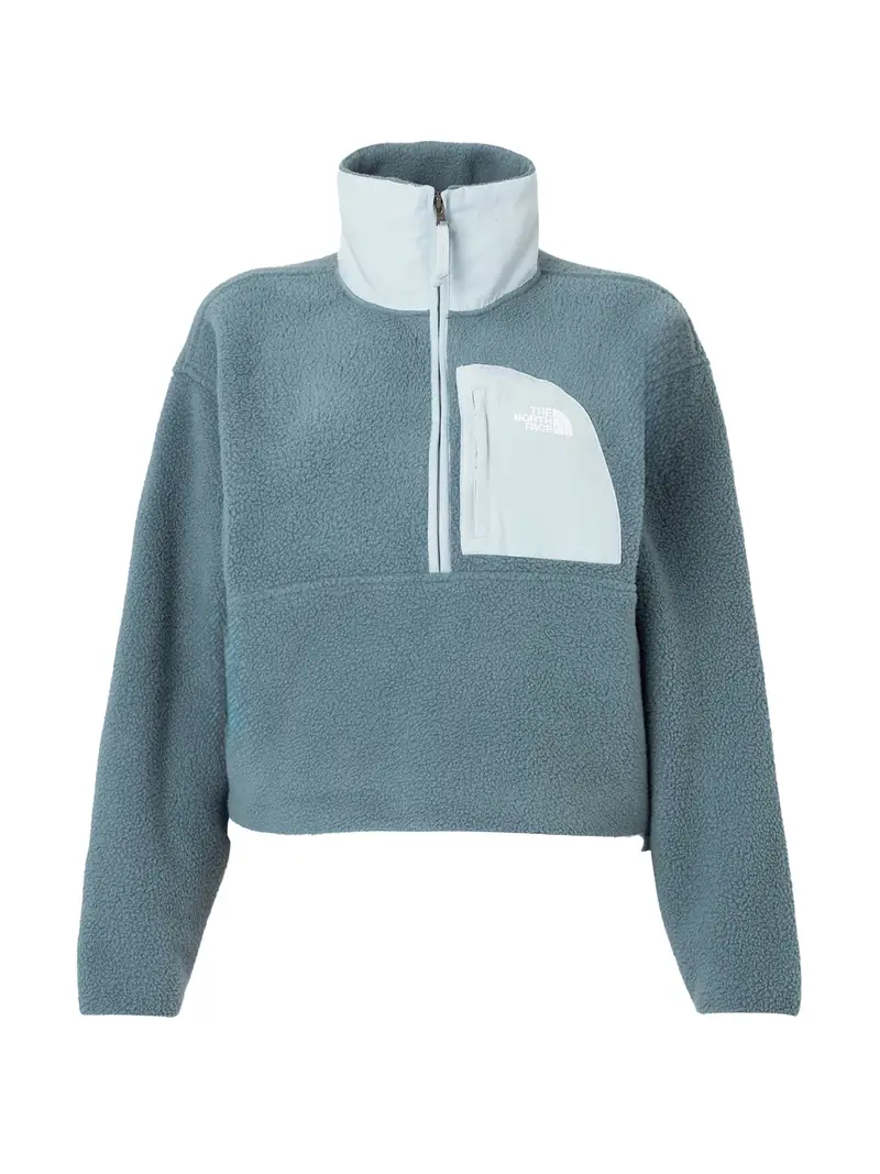 Pullover sportivo YUMIORI blu ciano / menta