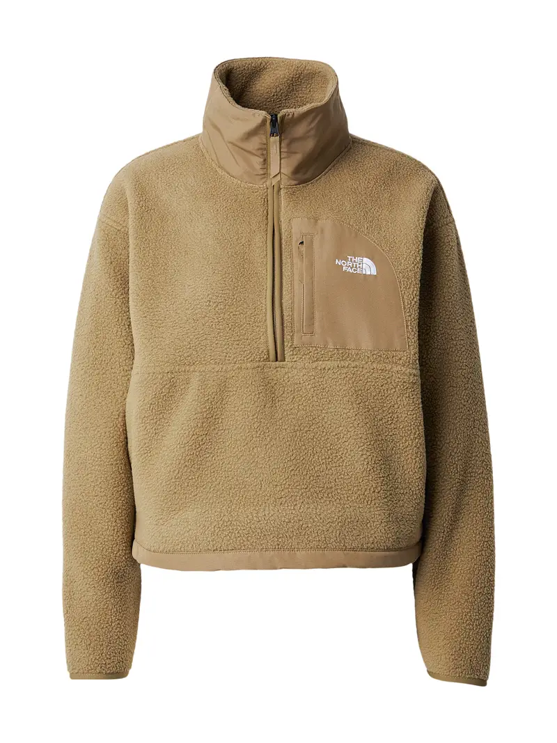 Pullover sportivo YUMIORI cappuccino / bianco