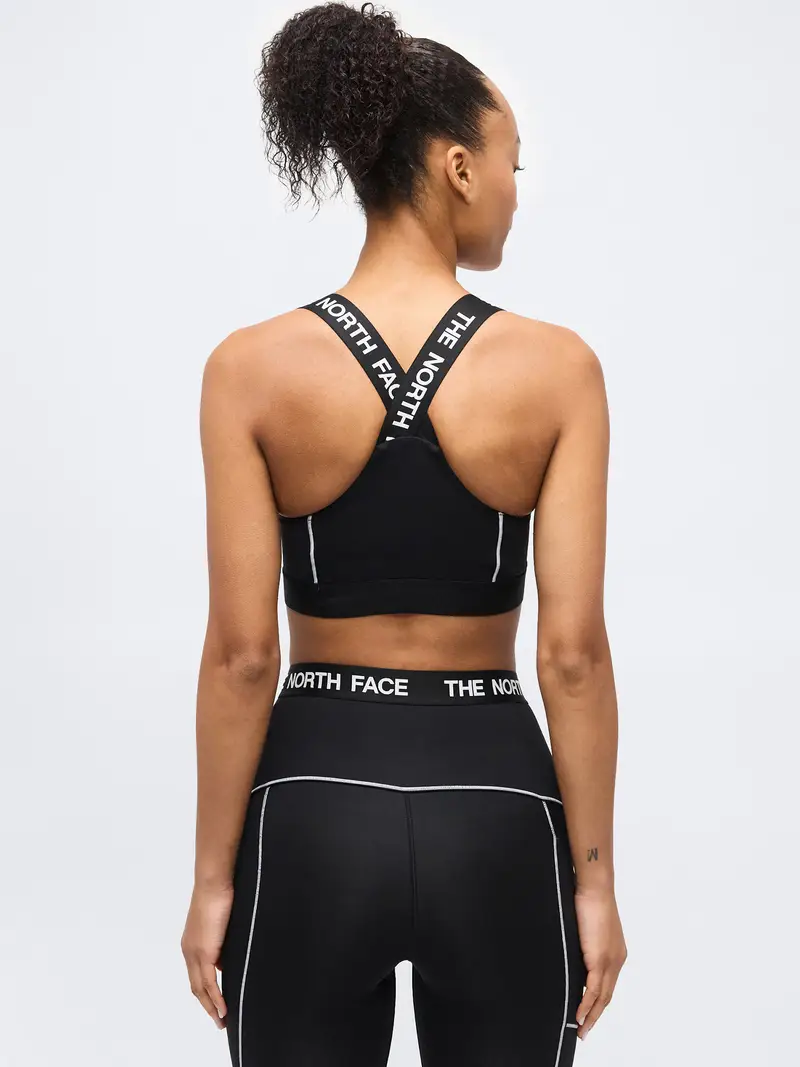 Reggiseno sportivo CAMBRENA nero / bianco miniatura 3