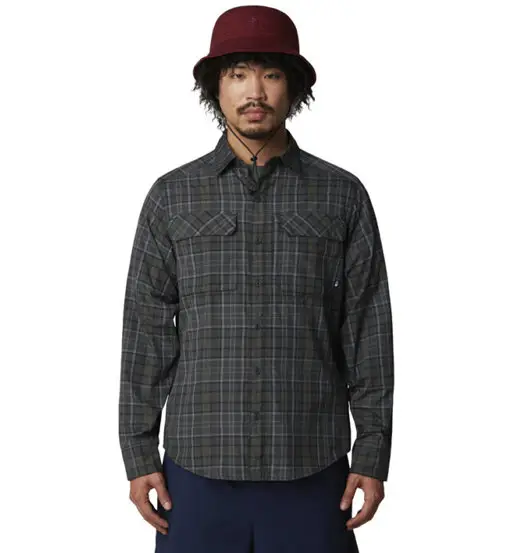 Sequoia Plaid M - camicia a maniche lunghe - uomo Grey