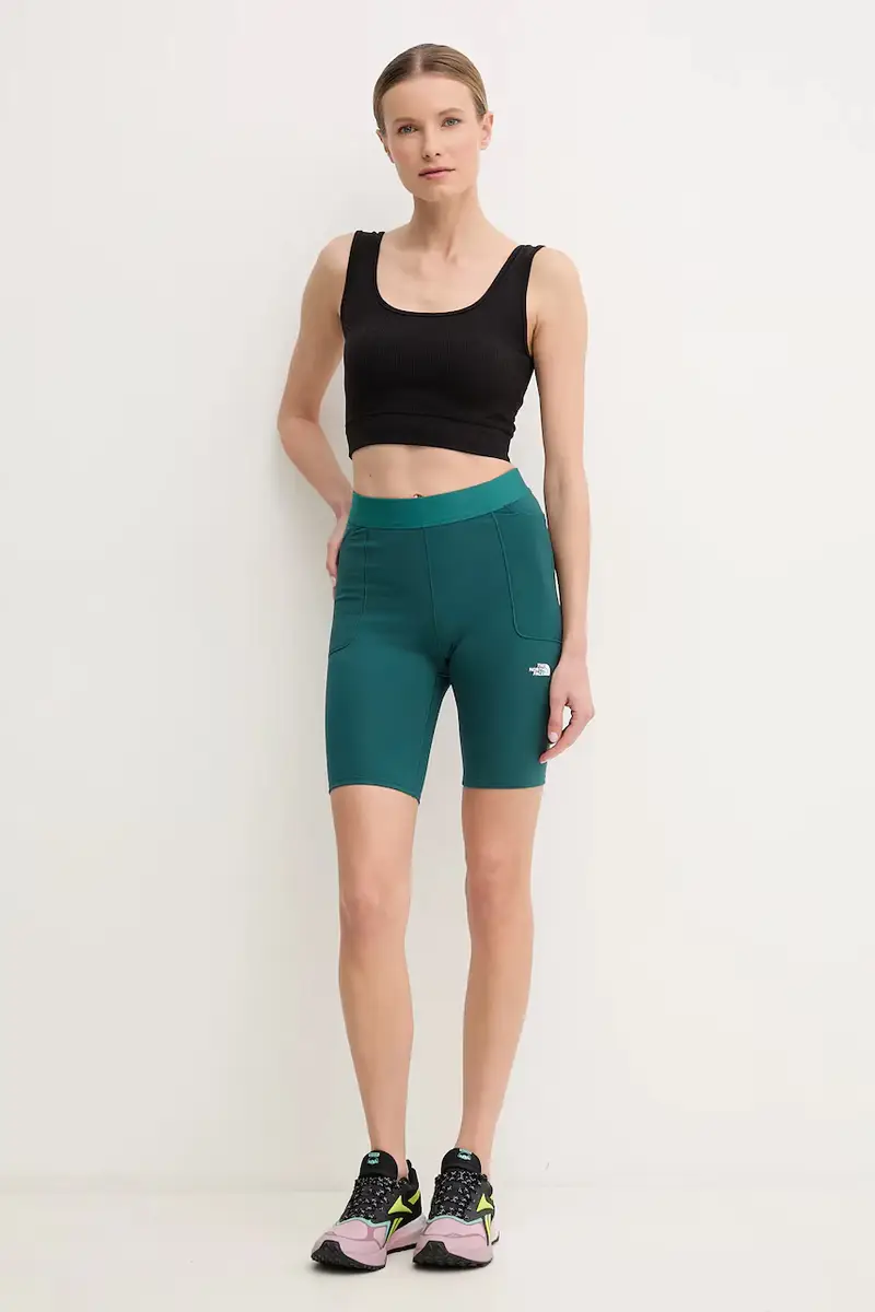 shorts sportivi Refina donna colore verde NF0A8EF76GI1 miniatura 2