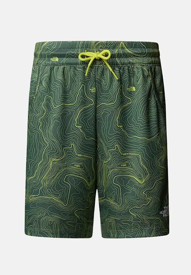 THE NORTH FACE Shorts sportivo Never Stop verde per bambino e bambina