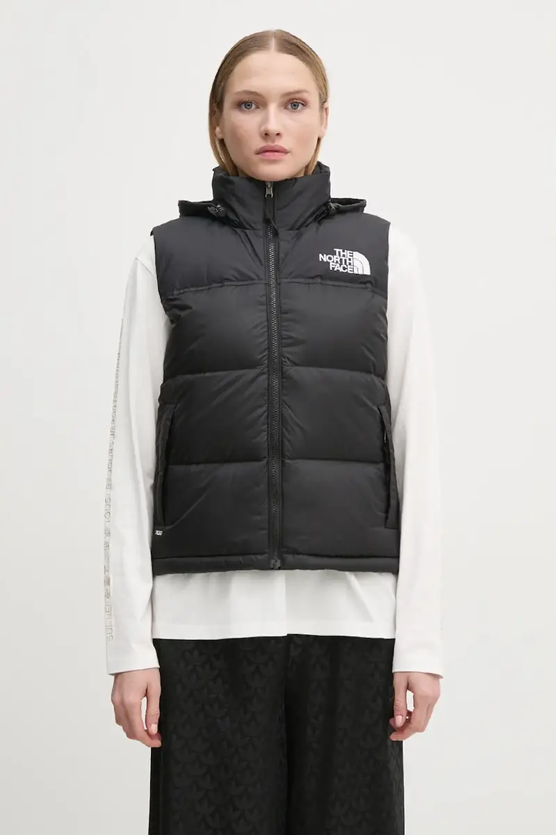 smanicato 1996 RETRO NUPTSE VEST donna Nero