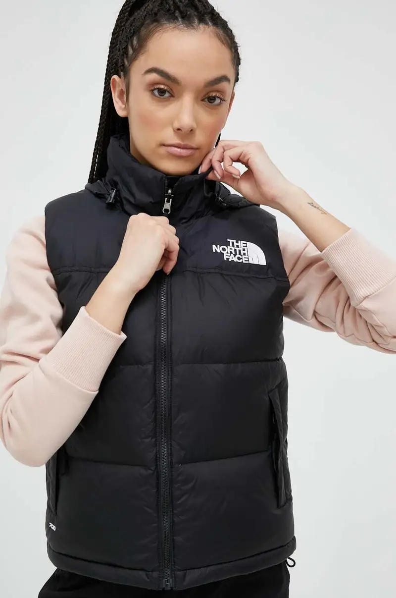 smanicato 1996 RETRO NUPTSE VEST donna Nero