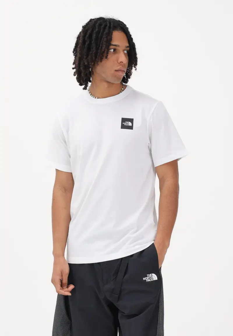 T-shirt a manica corta Evolution Box Half Dome Regular bianca da uomo miniatura 2