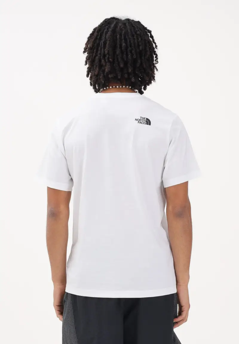 T-shirt a manica corta Evolution Box Half Dome Regular bianca da uomo miniatura 3