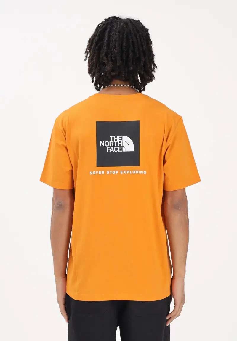 The North Face T-shirt Uomo Arancione 4346618 miniatura 3