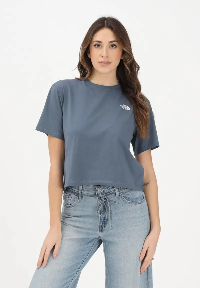 The North Face T-shirt Donna Grigio 4346444 miniatura 2