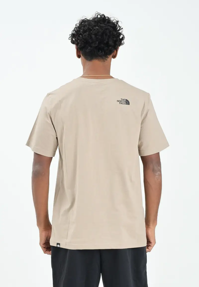 The North Face T-shirt Uomo Beige 3103694 miniatura 3