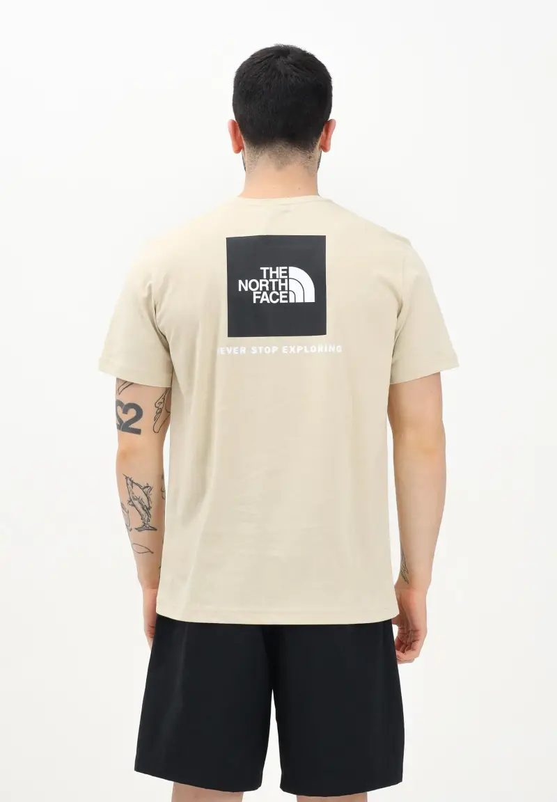 The North Face T-shirt Uomo Beige 3103573 miniatura 3