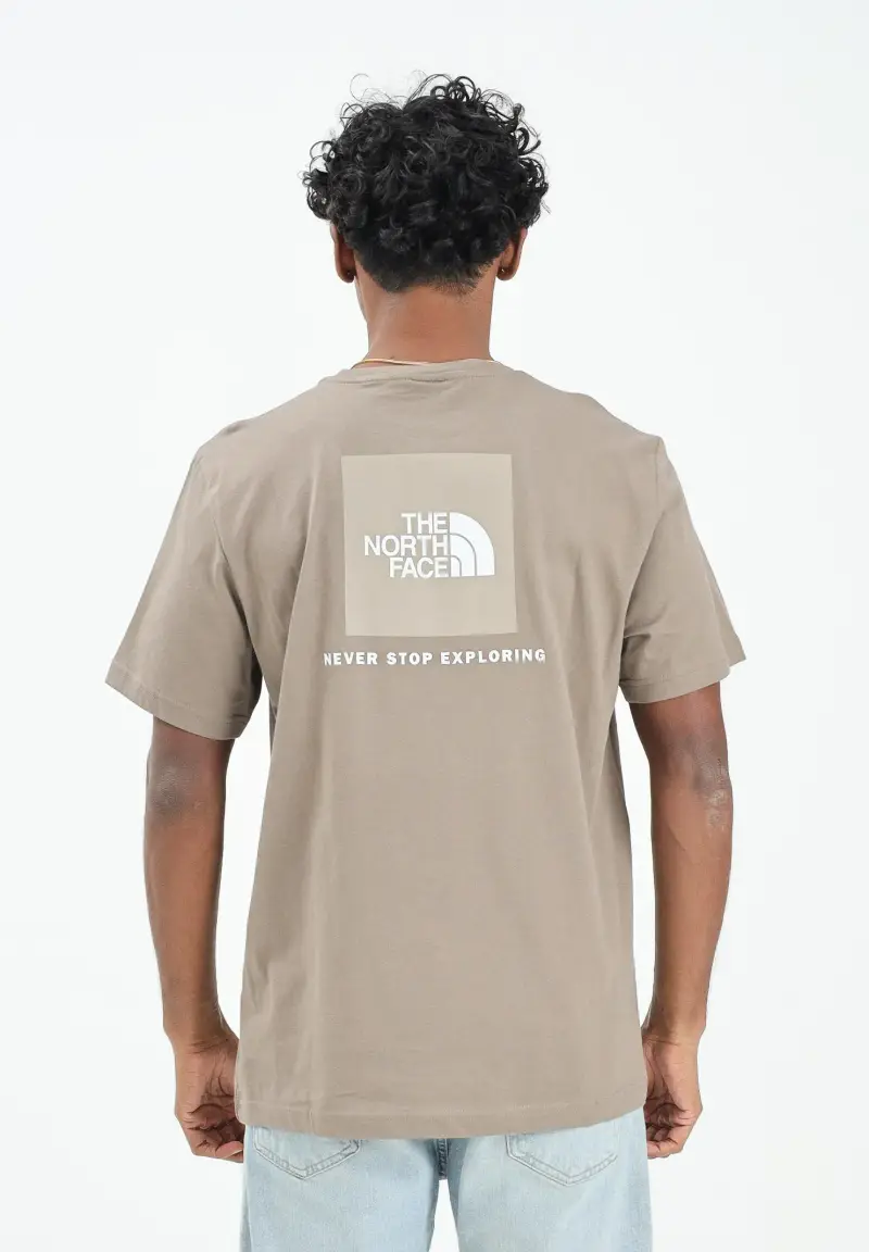 The North Face T-shirt Uomo Beige 3103590 miniatura 3