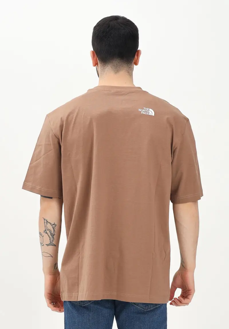 The North Face T-shirt Uomo Marrone 1345176 miniatura 2