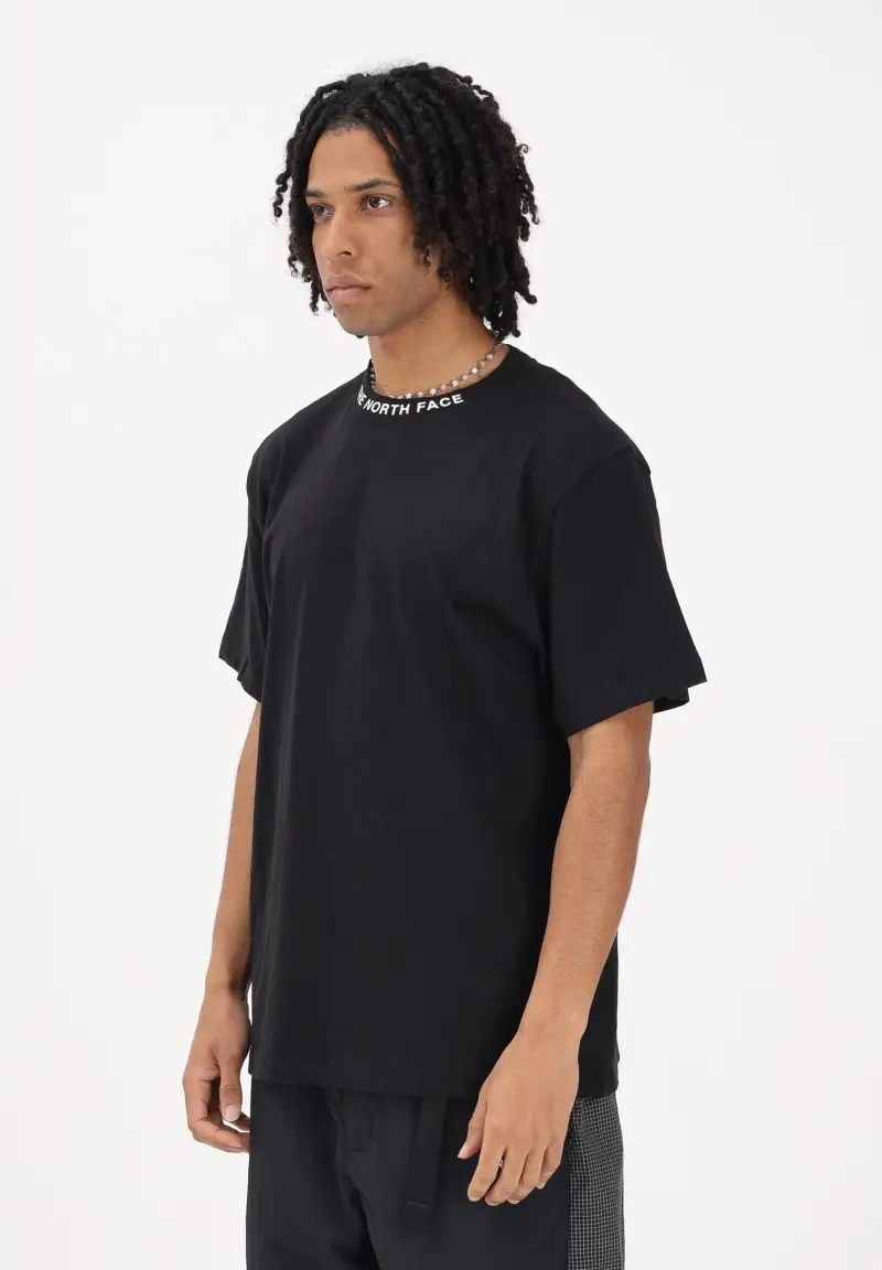 T-shirt a manica corta Zumu Relaxed nera da uomo