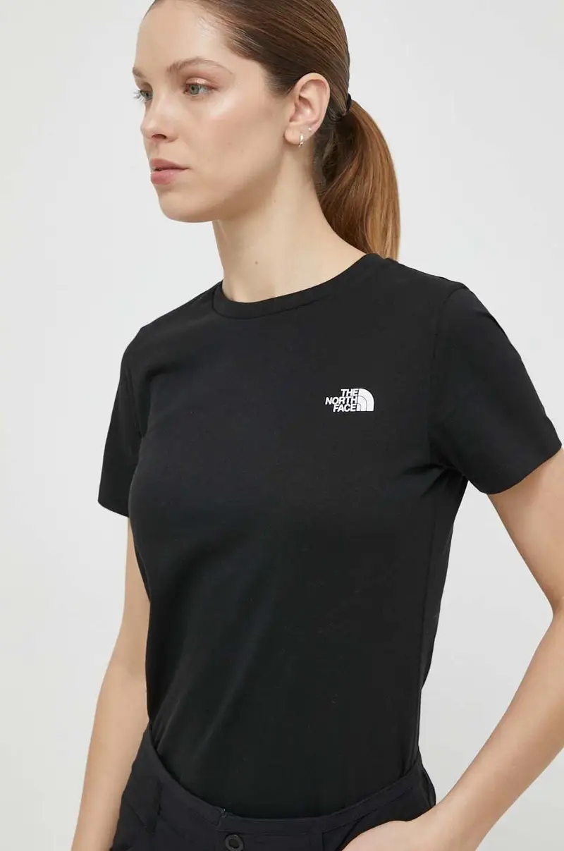 The North Face T-shirt Donna Nero 3121770 miniatura 4