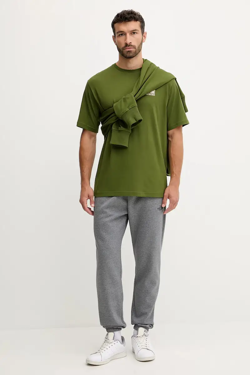 The North Face T-shirt Uomo Verde 3121846 miniatura 2