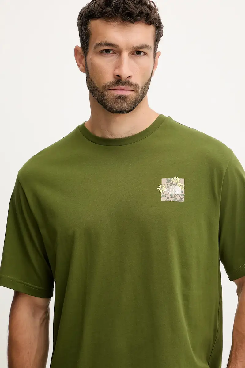 The North Face T-shirt Uomo Verde 3121846 miniatura 4