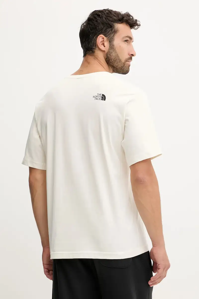 The North Face T-shirt Uomo Beige 3121566 miniatura 3