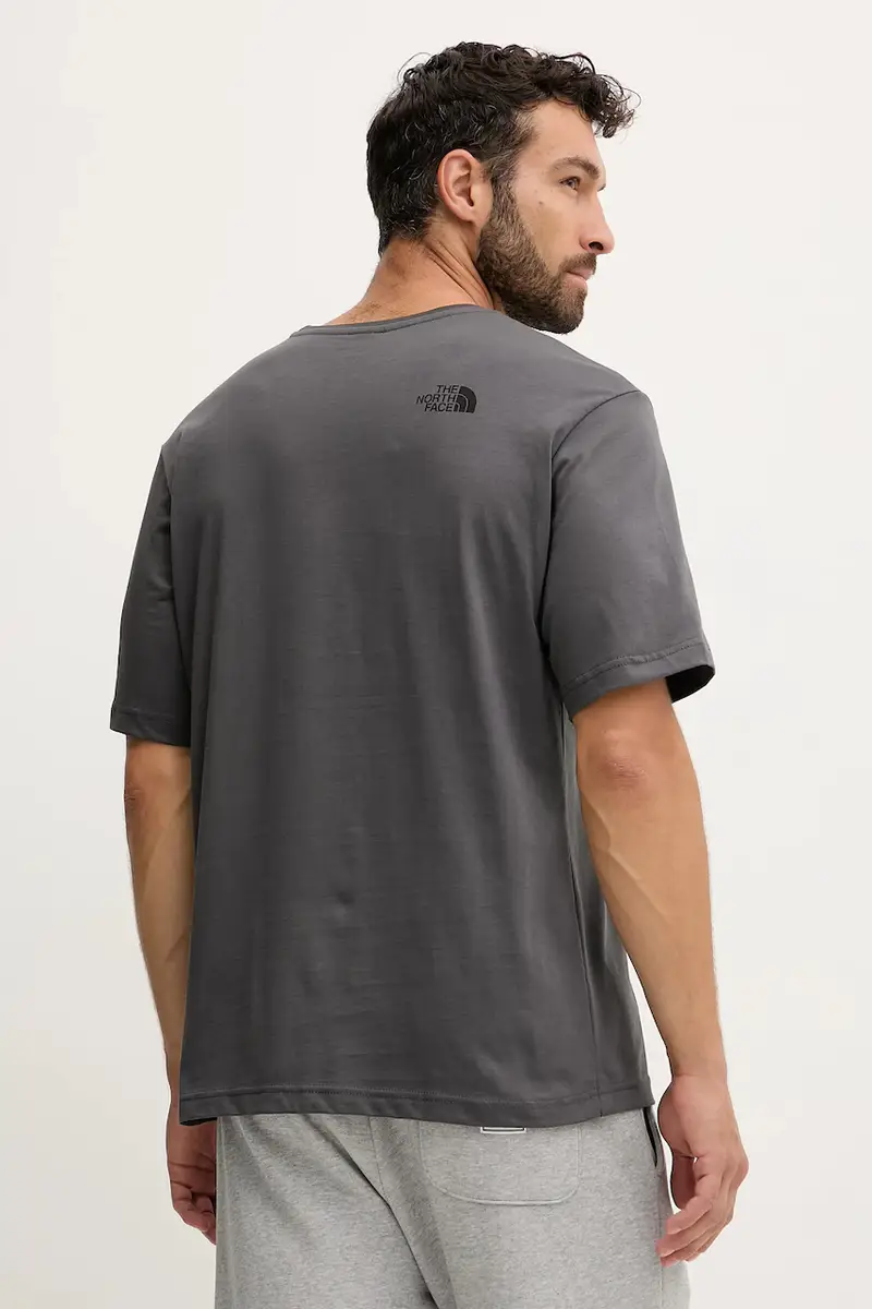 The North Face T-shirt Uomo Grigio 3121668 miniatura 3