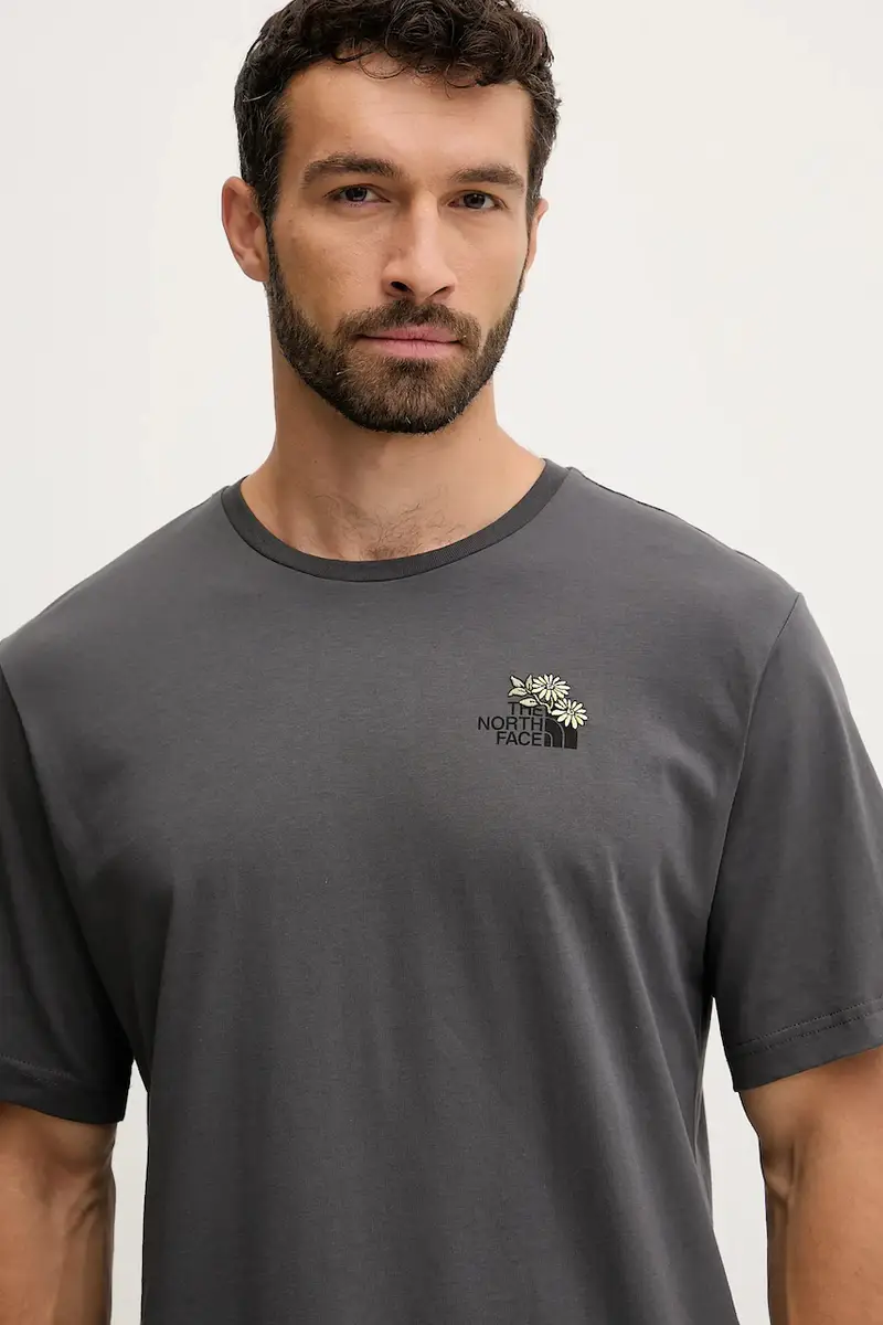 The North Face T-shirt Uomo Grigio 3121668 miniatura 4
