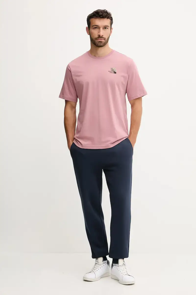 The North Face T-shirt Uomo Rosa 3121816 miniatura 2