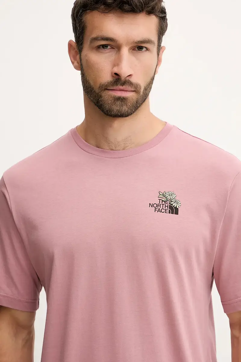 The North Face T-shirt Uomo Rosa 3121816 miniatura 4