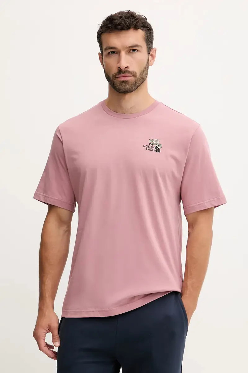 The North Face T-shirt Uomo Rosa 3121816