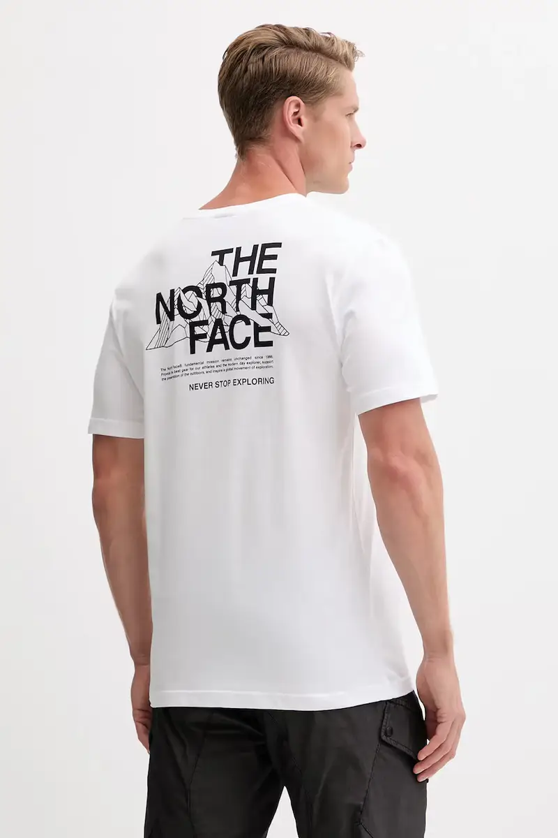 The North Face T-shirt Uomo Bianco 3121590 miniatura 3