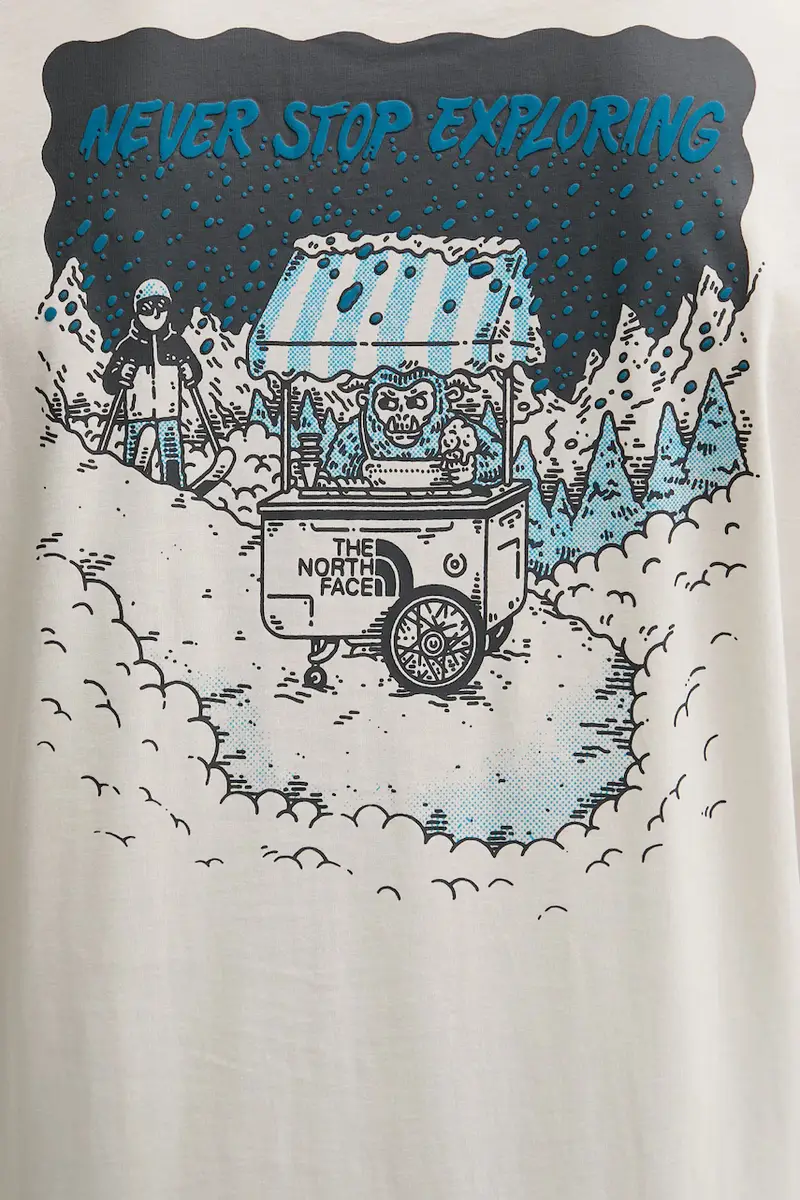 The North Face T-shirt Uomo Beige 3121567 miniatura 4