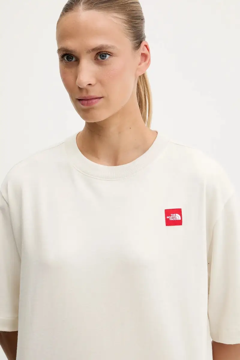 The North Face T-shirt Donna Beige 3572460 miniatura 4