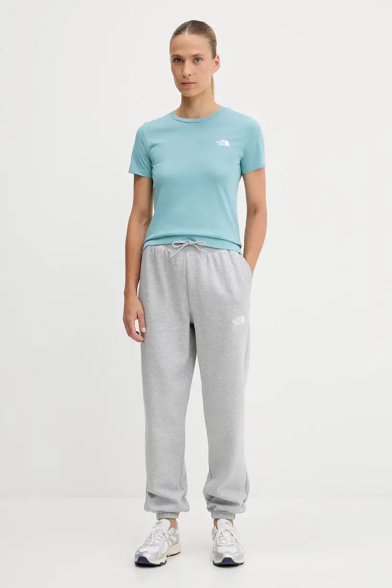 The North Face T-shirt Donna Blu 3121606 miniatura 2