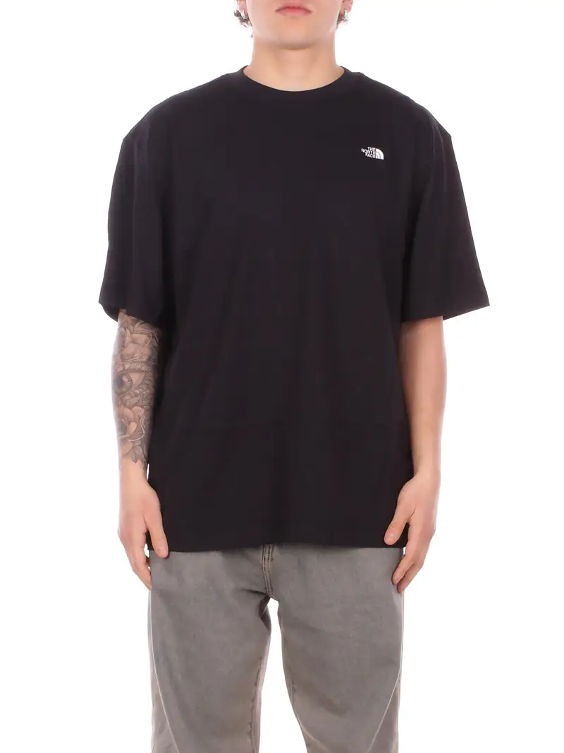 T-shirt Uomo THE NORTH FACE Black tnf essential simple dome os