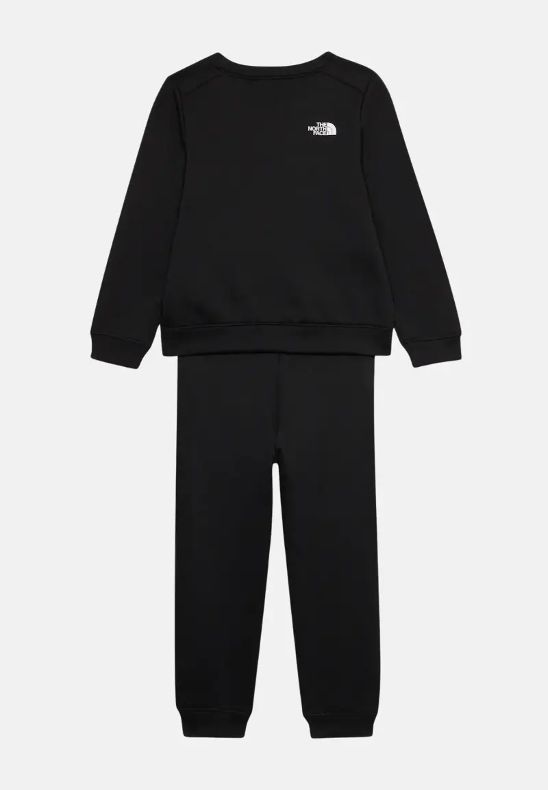 tuta nera per bambino e bambina con logo miniatura 2