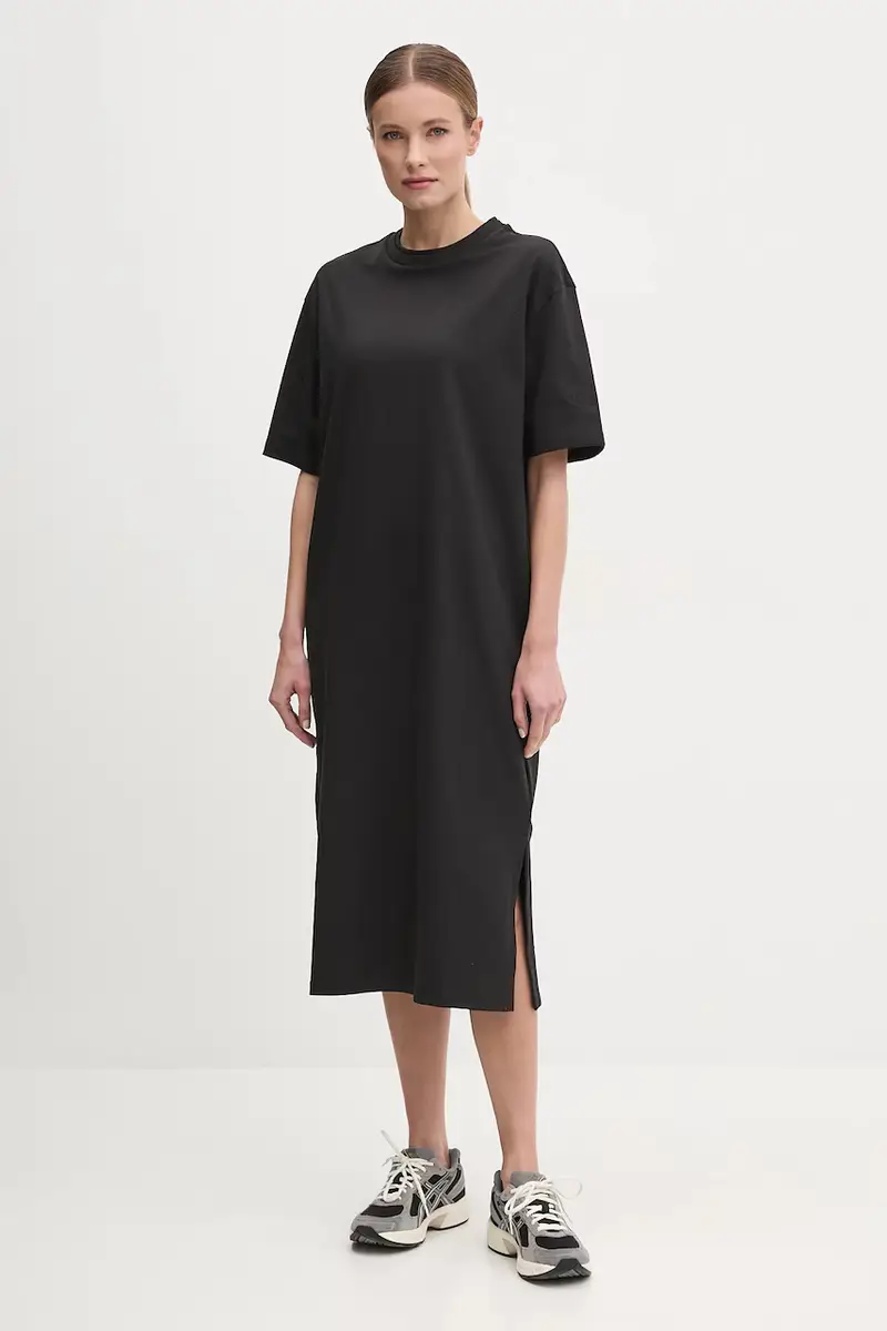 vestito in cotone Oversized colore nero NF0A8C2EJK31 miniatura 2