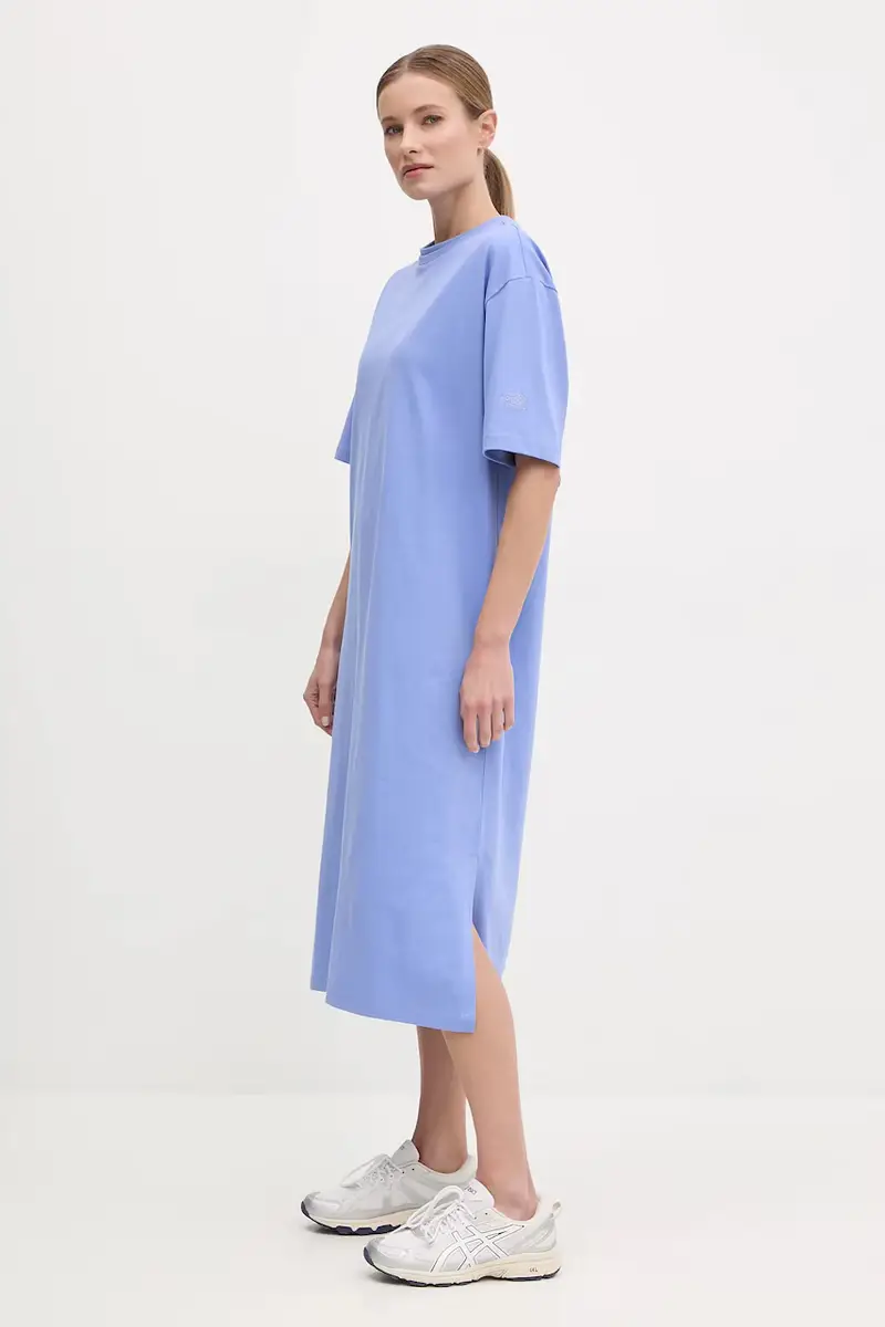 vestito in cotone Oversized colore violetto NF0A8C2E0YI1 miniatura 2