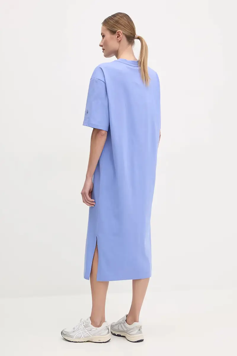 vestito in cotone Oversized colore violetto NF0A8C2E0YI1 miniatura 3