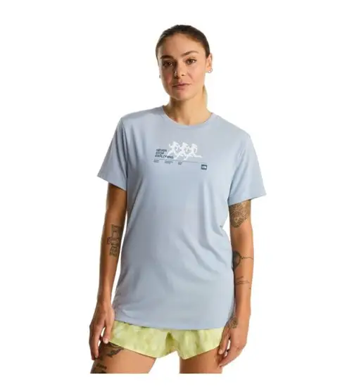 W Bitmap Logo Graphic - T-shirt - donna Grey