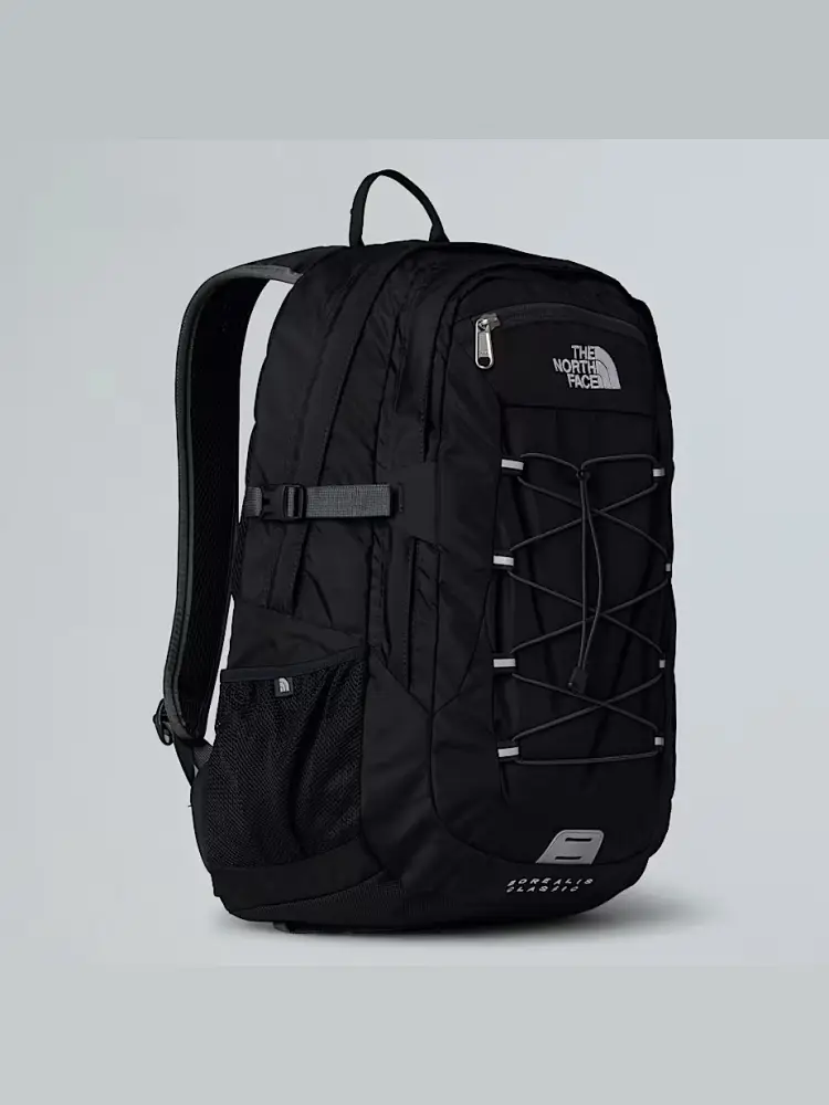 zaino borealis classic in nylon nero multi tasche