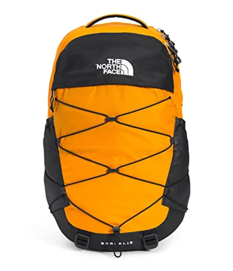 The North Face - Zaino Borealis per la scuola e per laptop, in arancio e nero (Cone Orange/TNF Black), misura unica