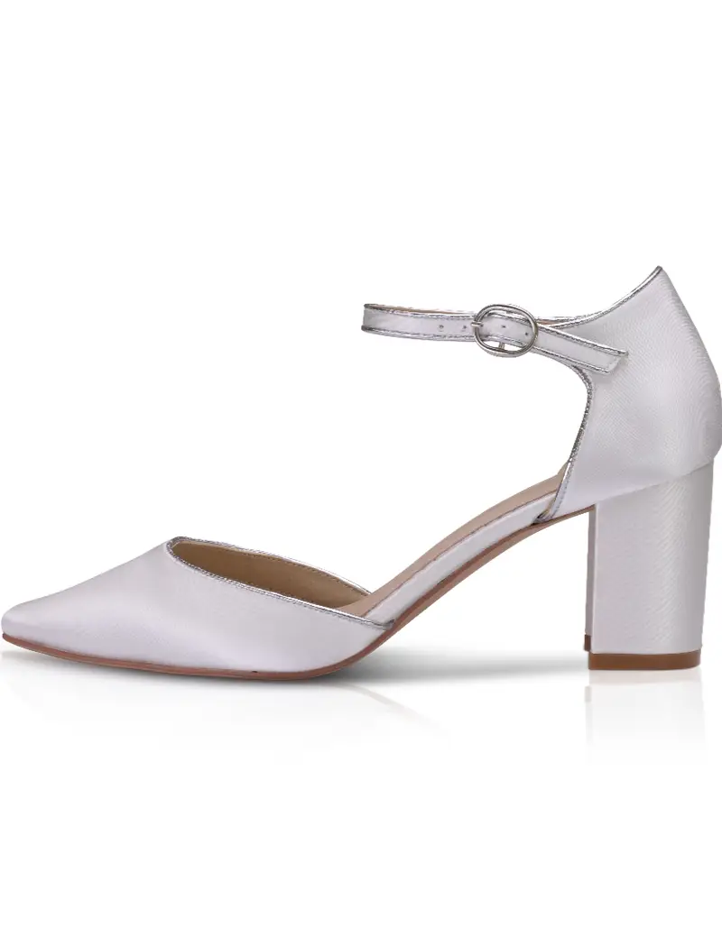 Freya Scarpe da Sposa Raso | Maat Ivory