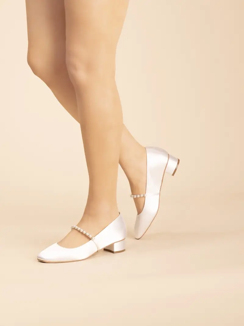 Kinsley - Scarpe da sposa | Maat Ivory