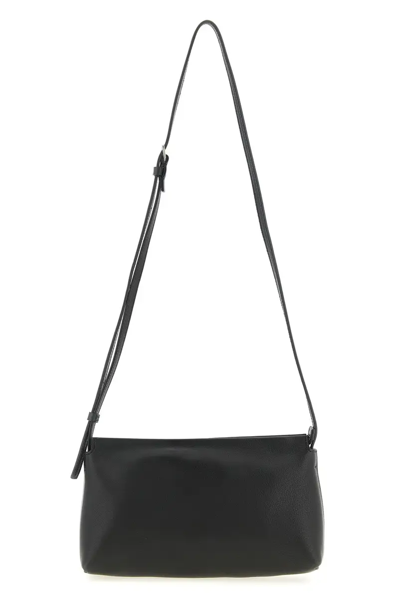 The Row Borsa tracolla Rene nero in pelle di vitello