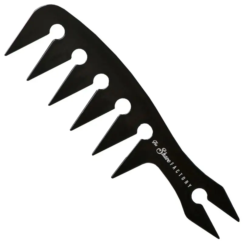 Pettine per capelli Shave Factory 044 nero