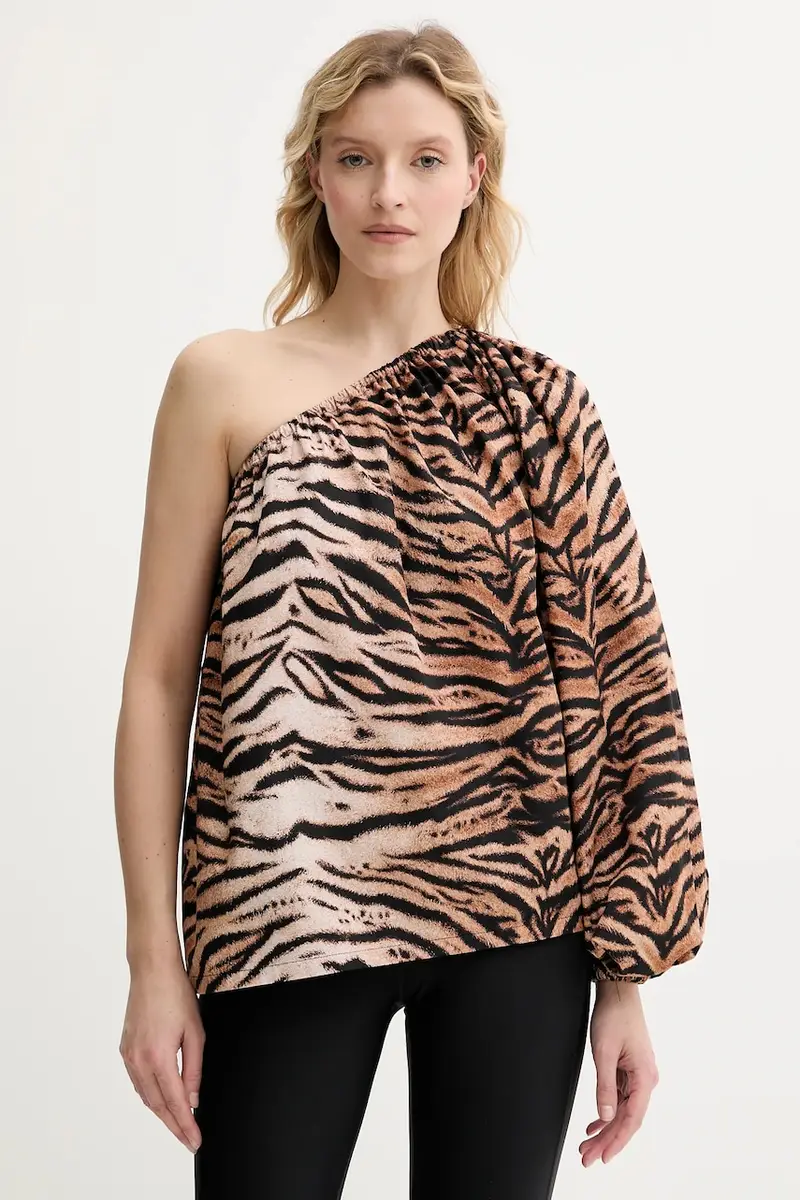 camicetta in cotone donna colore marrone GATP06A003N