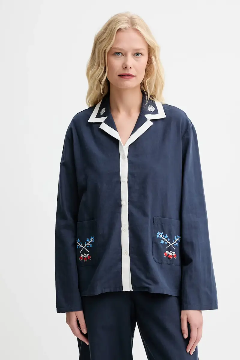 camicia donna colore blu navy FW2402ES