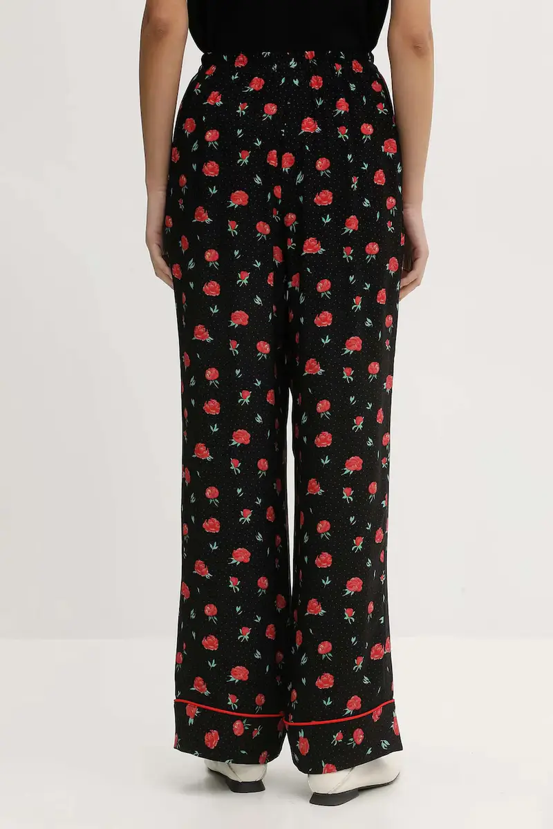 pantaloni donna colore nero PSPT03F021N miniatura 3