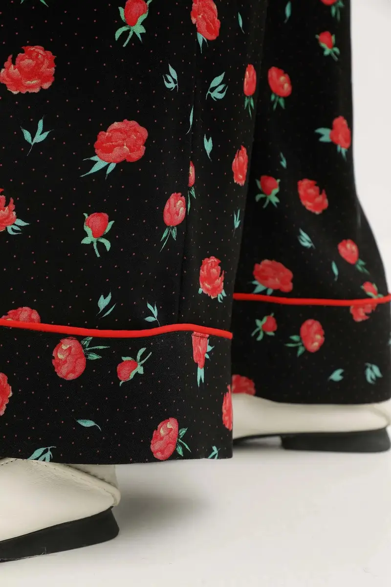 pantaloni donna colore nero PSPT03F021N miniatura 5