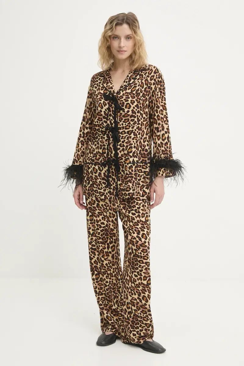 pigiama donna colore marrone BWSP02A025F