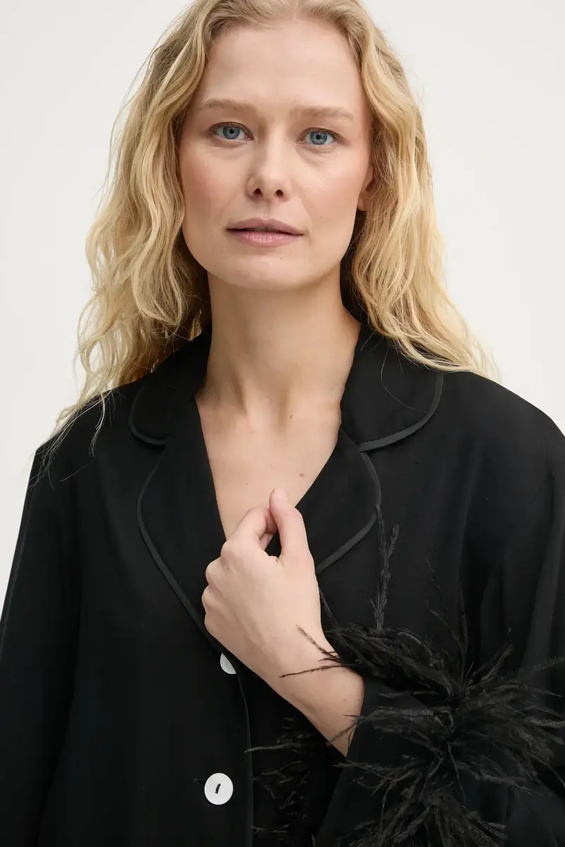 pigiama donna colore nero SH2102P miniatura 5