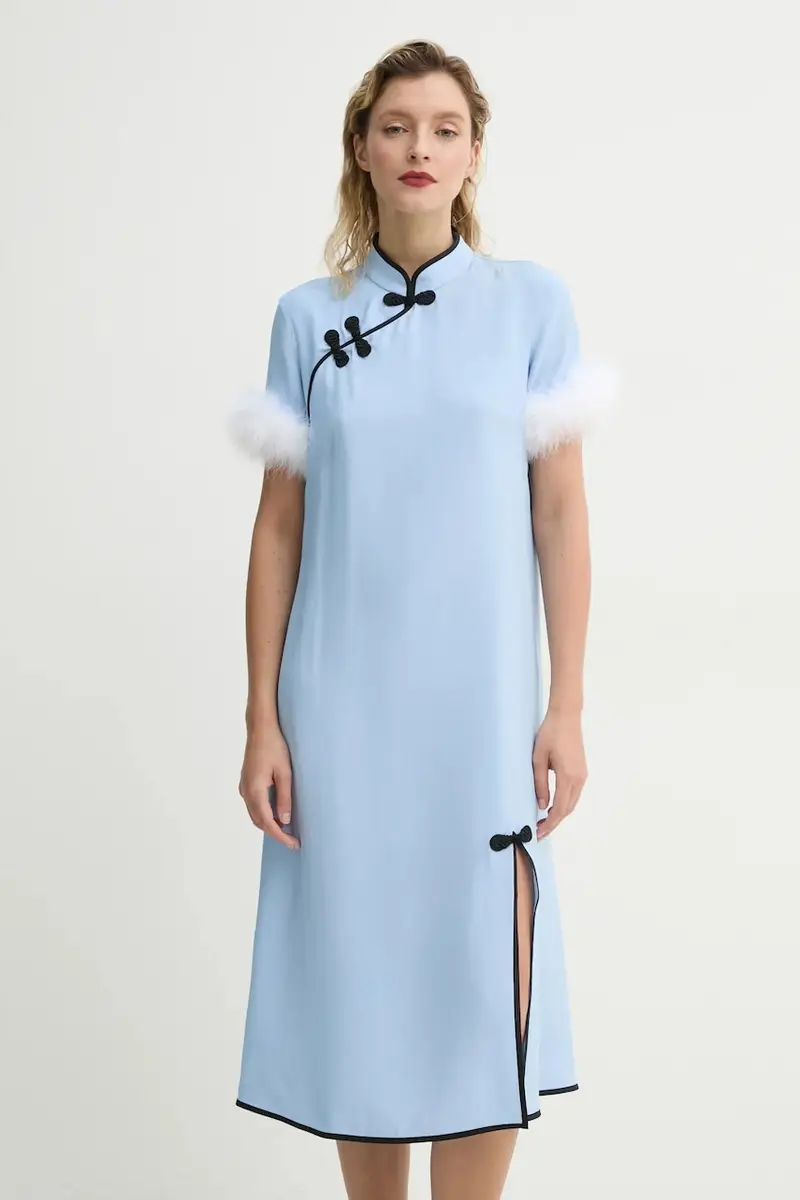 vestito colore blu DRDR03P010F